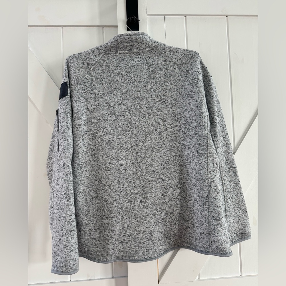 Grunt Style Women's Full Zip Sweater Jacket - Heather Gray - Picture 7 of 8